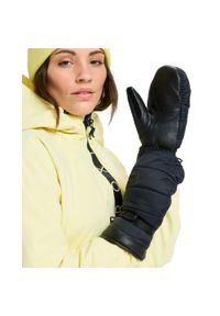 Roxy - Rękawice do sportów zimowych techniczne damskie CANTAY PUFFY. Kolor: czarny. Materiał: skóra, materiał. Sezon: zima. Sport: narciarstwo #1