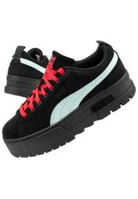 Buty do chodzenia damskie Puma Mayze Dua Lipa. Zapięcie: sznurówki. Kolor: wielokolorowy, żółty, pomarańczowy, czarny, niebieski. Materiał: materiał. Szerokość cholewki: normalna. Sport: turystyka piesza #2