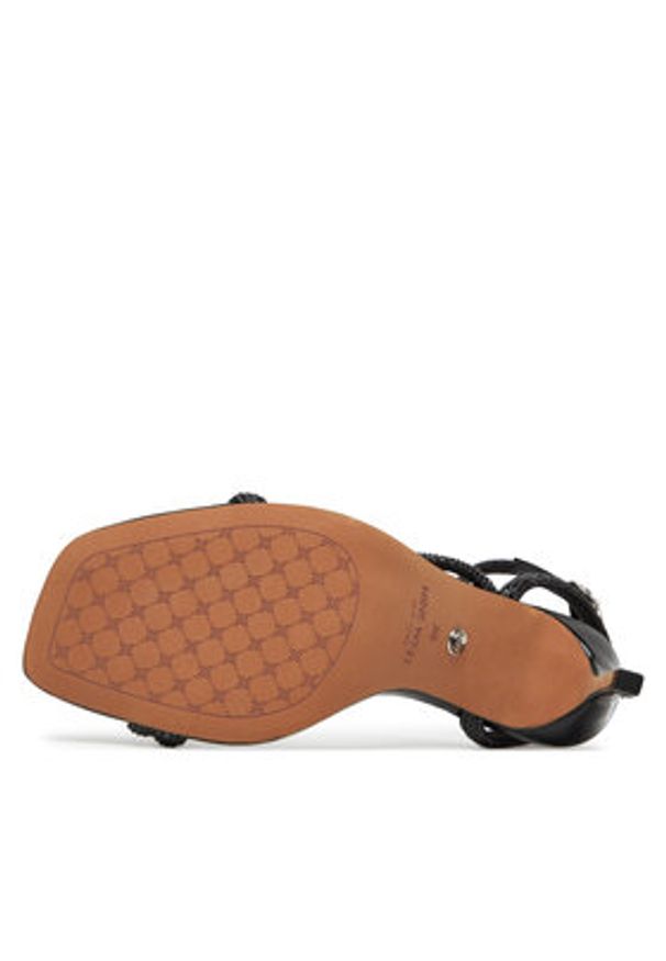 Nine West Sandały WFA2675-1 Czarny. Kolor: czarny. Materiał: materiał, syntetyk