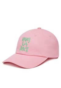 Czapka z daszkiem Juicy Couture. Kolor: różowy