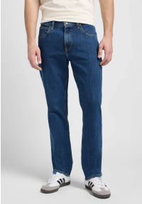 Lee - MESKIE SPODNIE JEANSOWE LEE BROOKLYN STRAIGHT MID STONEWASH 112144036 #1