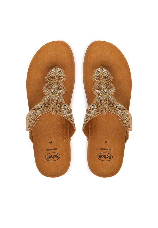 Japonki Scholl. Kolor: brązowy