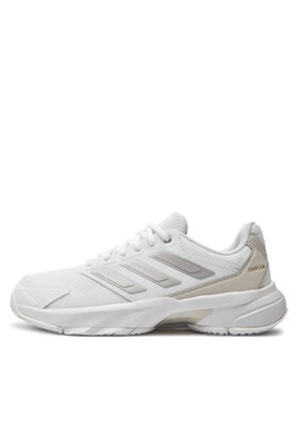 Adidas - adidas Buty do tenisa CourtJam Control 3 Tennis ID2457 Biały. Kolor: biały. Materiał: materiał. Sport: tenis