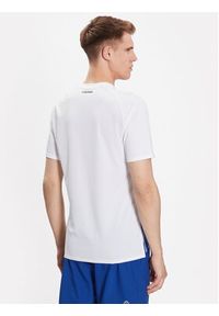 Head T-Shirt Topspin 811453 Biały Regular Fit. Kolor: biały. Materiał: syntetyk #6