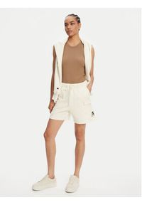 Champion Szorty sportowe 118024 Écru Standard Fit. Materiał: syntetyk #5