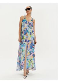 Patrizia Pepe Sukienka letnia 2A2803/A420-YA15 Kolorowy Relaxed Fit. Materiał: syntetyk. Wzór: kolorowy. Sezon: lato #5