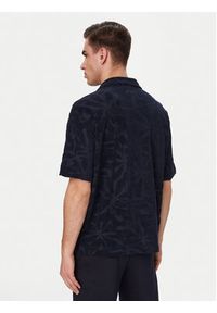 BOSS Polo Flower 50559204 Granatowy Regular Fit. Typ kołnierza: polo. Kolor: niebieski. Materiał: bawełna #2