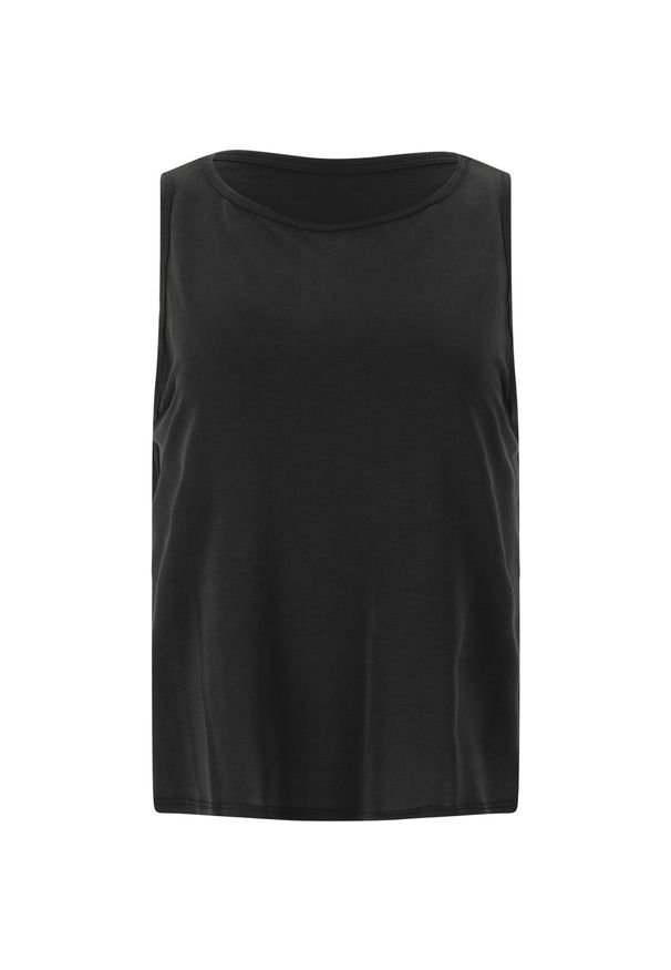 Koszulka do jogi Athlecia Haze - komfortowa, luźny krój. Kolor: czarny. Materiał: poliester