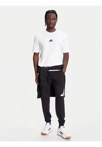 Adidas - adidas T-Shirt Essentials Small Logo JF1092 Biały Regular Fit. Kolor: biały. Materiał: bawełna #2