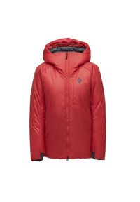 Parka dla kobiet Black Diamond Belay. Kolor: czerwony. Sezon: zima. Sport: turystyka piesza, wspinaczka