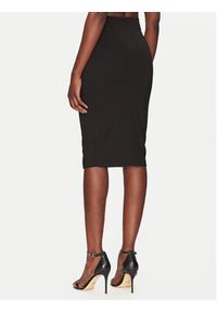 ViCOLO Spódnica ołówkowa TD0093 Czarny Regular Fit. Kolor: czarny. Materiał: wiskoza