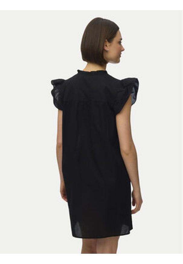 Vero Moda Sukienka koktajlowa Line 10346970 Czarny Oversize. Kolor: czarny. Materiał: bawełna. Typ sukienki: oversize. Styl: wizytowy