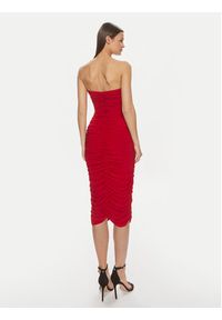 NORMA KAMALI Sukienka koktajlowa KK4223PL911004 Czerwony Slim Fit. Kolor: czerwony. Materiał: syntetyk. Styl: wizytowy #6