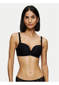 Triumph Biustonosz z fiszbiną Amourette 10214770 Czarny. Kolor: czarny. Materiał: syntetyk #1