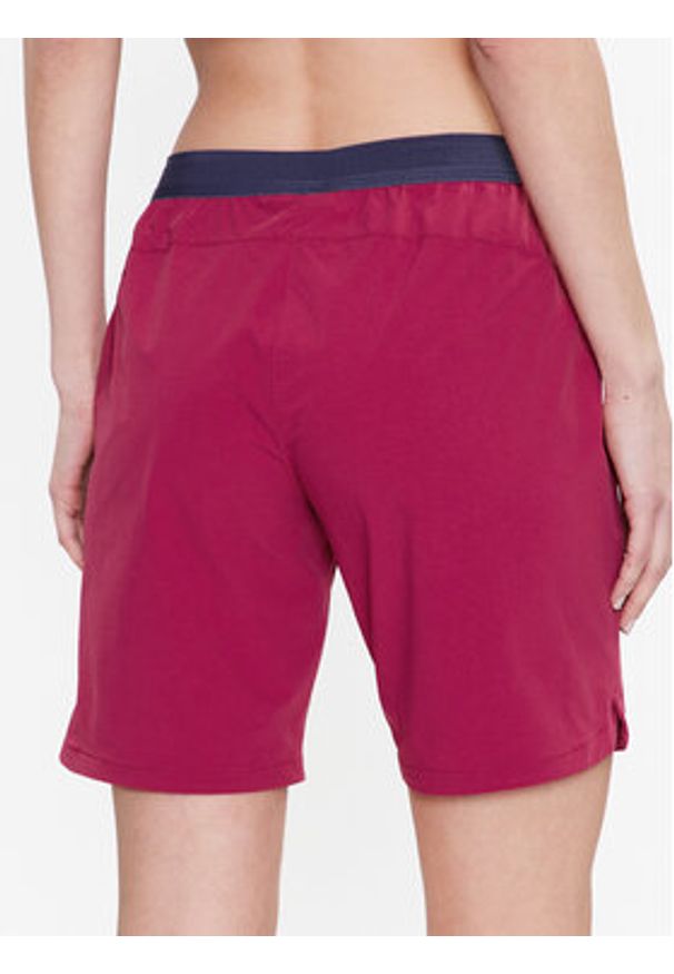 Jack Wolfskin Szorty sportowe Hilltop 1505462 Bordowy Regular Fit. Kolor: czerwony. Materiał: syntetyk