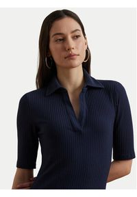 Lauren Ralph Lauren - LAUREN RALPH LAUREN Sukienka dzianinowa 200973609001 Granatowy Slim Fit. Kolor: niebieski. Materiał: syntetyk #4