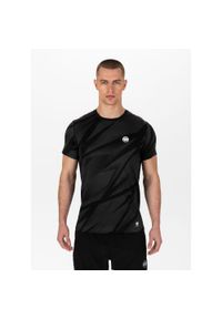 PITBULL - Koszulka męska Pitbull Mesh Performance Pro plus Dot Camo II. Kolor: szary. Materiał: mesh. Sport: fitness