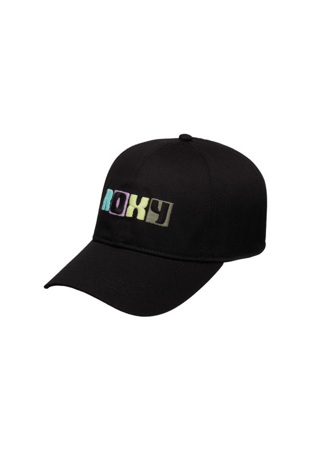 Roxy - Czapka baseballowa dla Dziewczynki BLONDIE GIRL Czarny. Kolor: szary. Materiał: bawełna, tkanina