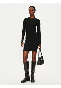 Replay Sukienka dzianinowa DK3319.000.G23370 Czarny Slim Fit. Kolor: czarny. Materiał: wiskoza #2
