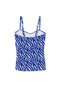 Regatta - Top Tankini Damskie Aceana III Abstract. Kolor: niebieski