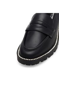 Nine West Mokasyny SHEERIN SJ1497-1 Czarny. Kolor: czarny. Materiał: skóra #8