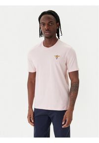Aeronautica Militare T-Shirt 261TS1580UJ00372 Różowy Regular Fit. Kolor: różowy. Materiał: bawełna #1