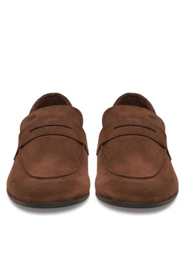 Gino Rossi - GINO ROSSI Mokasyny SIMO-01 MI08 Brązowy. Kolor: brązowy. Materiał: skóra, zamsz