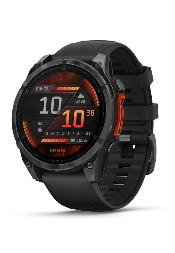 GARMIN - Garmin Fenix 8 AMOLED 47mm Slate Gray. Rodzaj zegarka: smartwatch. Styl: sportowy, militarny