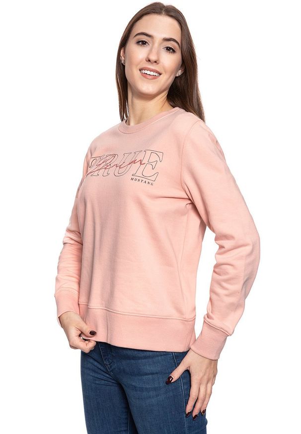Mustang - BLUZA MUSTANG DAMSKA Bea C Print 1009095 8415. Wzór: nadruk