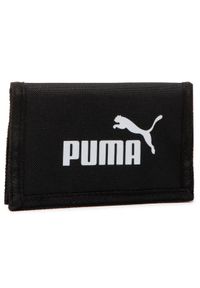 Puma Duży Portfel Męski Phase Wallet 075617 01 Czarny. Kolor: czarny. Materiał: materiał #1