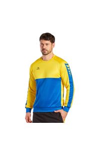 ERIMA - Bluza Erima Six Wings. Kolor: żółty, niebieski, wielokolorowy. Materiał: tkanina, bawełna. Sport: piłka ręczna #1