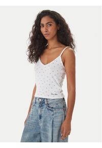 Guess Jeans Top W6GPB5 KH172 Biały Regular Fit. Kolor: biały. Materiał: syntetyk #1