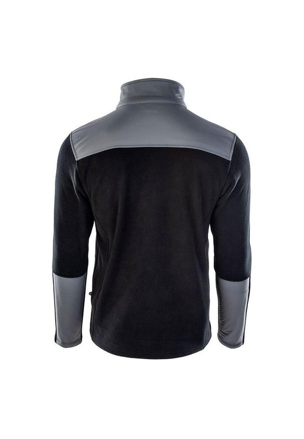 Hi-tec - Bluza Polarowa Męska Hanis. Kolor: czarny, szary, wielokolorowy. Materiał: polar. Sezon: zima. Sport: turystyka piesza