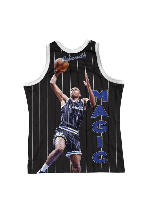 Koszulka bezrękawnik Mitchell & Ness NBA Orlando Magic Penny Hardaway. Kolor: czarny. Długość rękawa: bez rękawów. Sport: koszykówka