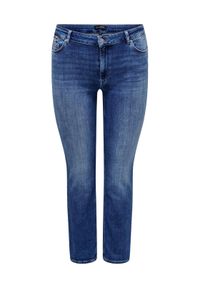 ONLY Carmakoma Jeansy 15300221 Niebieski Slim Fit. Kolor: niebieski