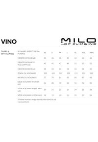 Spodnie trekkingowe Extendo męskie Milo Vino. Kolor: czerwony, wielokolorowy, czarny, szary. Materiał: tkanina