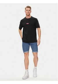 Hugo T-Shirt Dindion 50509966 Czarny Relaxed Fit. Kolor: czarny. Materiał: bawełna
