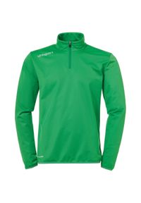 UHLSPORT - Kurtka dziecięca 1/4 zip Uhlsport Essential. Typ kołnierza: kołnierzyk stójkowy. Kolor: zielony, biały, wielokolorowy. Sport: piłka nożna
