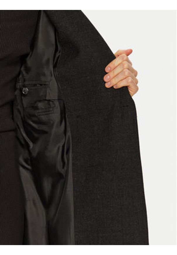 Herskind Płaszcz wełniany Ultra De Lux 5379174 Szary Regular Fit. Kolor: szary. Materiał: wełna