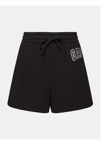 GAP - Gap Szorty sportowe 870535-03 Czarny Regular Fit. Kolor: czarny. Materiał: bawełna #6