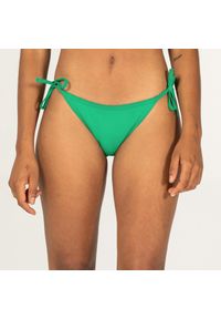 OLAIAN - Dół kostiumu kąpielowego surfingowego damski Olaian Sofy. Kolor: zielony. Materiał: poliamid, elastan, poliester, materiał