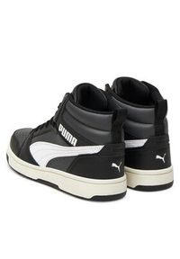 Puma Sneakersy Rebound V6 Mid Jr 393831 29 Czarny. Kolor: czarny. Materiał: skóra #6