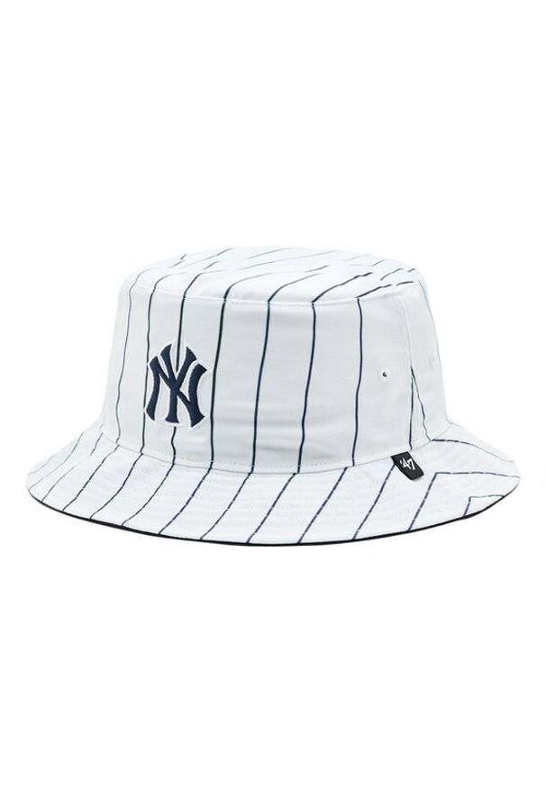 47 Brand Kapelusz MLB New York Yankees Pinstriped '47 BUCKET B-PINSD17PTF-NY Granatowy. Kolor: niebieski. Materiał: materiał