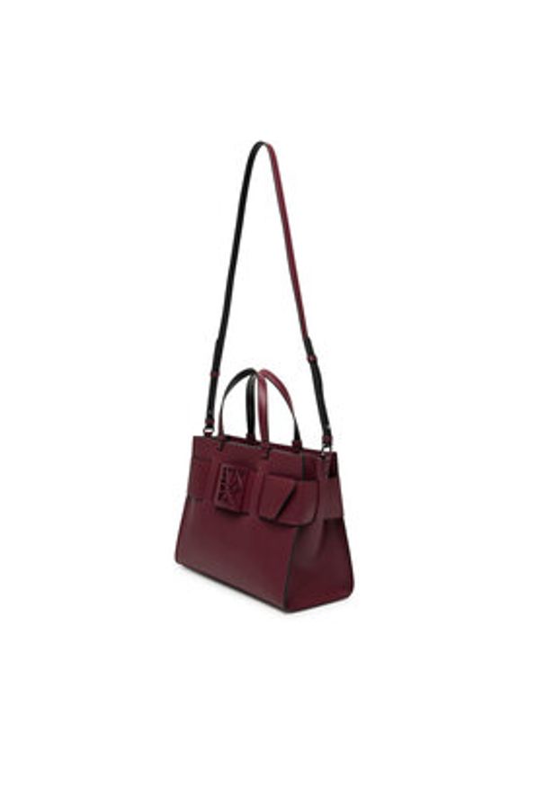 Armani Exchange Torebka 942689 0A874 UA343 Bordowy. Kolor: czerwony. Materiał: skórzane