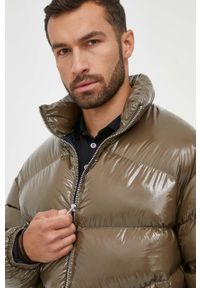 Armani Exchange kurtka puchowa męska kolor zielony zimowa. Kolor: zielony. Materiał: puch. Sezon: zima #3