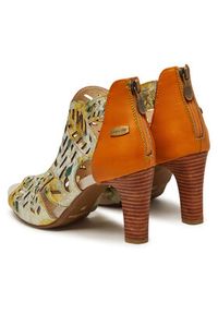 Laura Vita Sandały Albane 048 Żółty. Kolor: żółty. Materiał: skóra #2