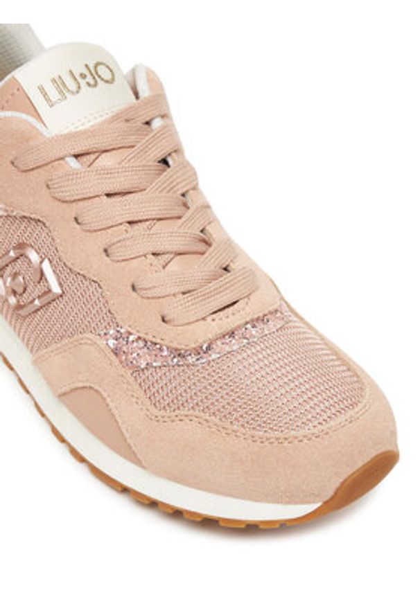 Liu Jo Sneakersy Maxi Wonder Low 02 BF5015 TX493 Różowy. Kolor: różowy. Materiał: zamsz, skóra