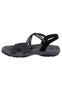 skechers - Sandały damskie, Reggae Slim - Turn It Up. Kolor: czarny