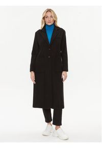 United Colors of Benetton - United Colors Of Benetton Płaszcz wełniany 28HFDN02V Czarny Regular Fit. Kolor: czarny. Materiał: wełna, syntetyk #3
