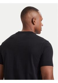 Karl Lagerfeld - KARL LAGERFELD T-Shirt 755073 564250 Czarny Regular Fit. Typ kołnierza: dekolt w karo. Kolor: czarny. Materiał: bawełna #2